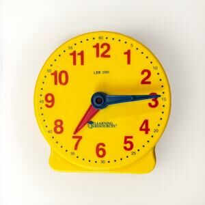 Learning Resources Big Time Demonstration Clock, Teaching Clock Home Schooling